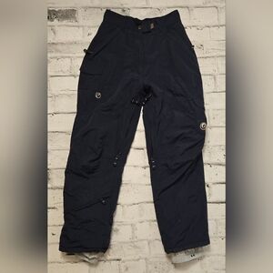 Powder Room Womens Navy Snow Pants Insulated Ski Snowboard S/P